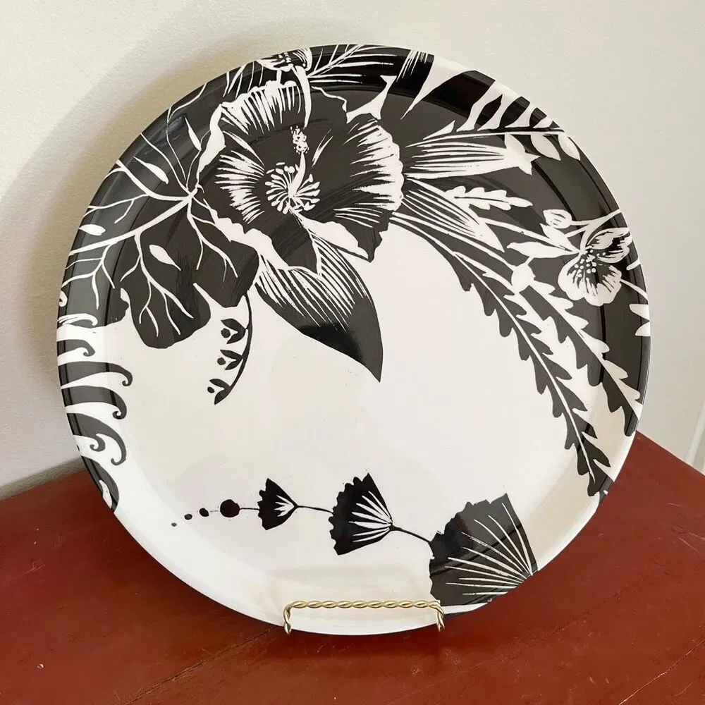 Isaac Mizrahi Tropical Botanical Melamine Serving Tray 14